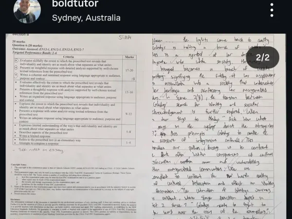 Client Result Hsc English